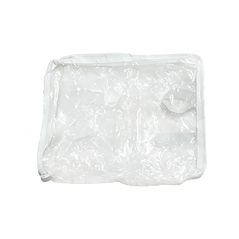 Large Clear Thick Plastic Storage Box with Hinged Lid